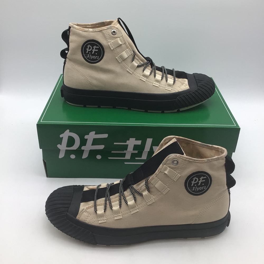 PF Flyers Grounder Hi Mens Size 11.5 Canvas High Top Sneakers GR25C1SD NEW